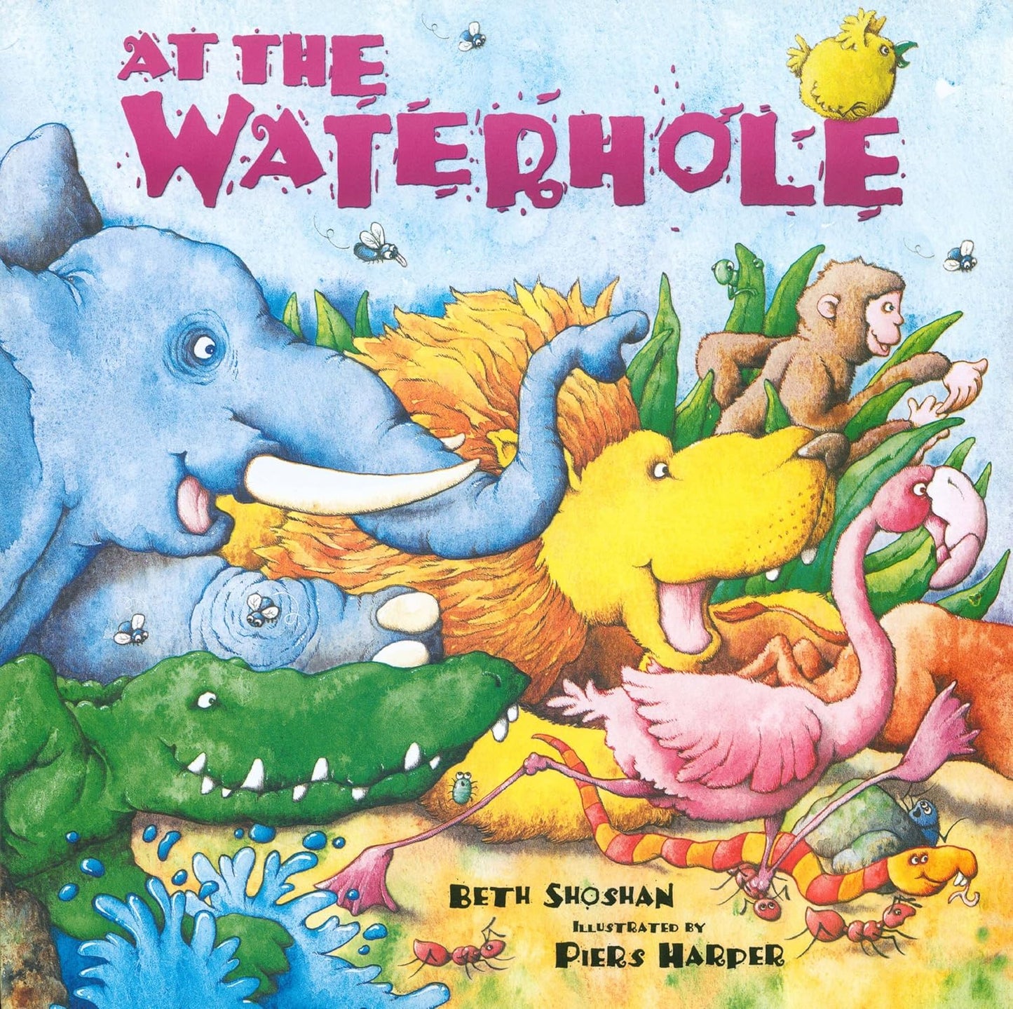 At the waterhole  by Beth Shoshan