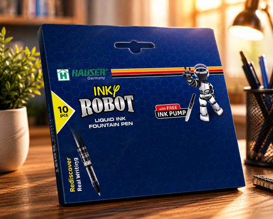 Liquid Ink Fountain Pen Set with free ink pump