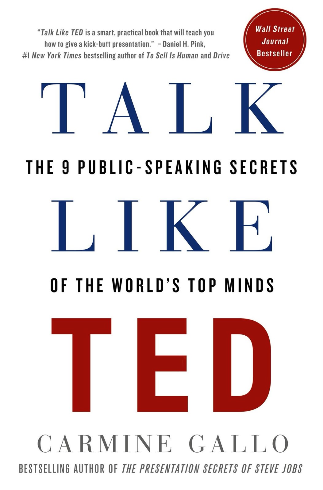 Talk Like TED: The 9 Public Speaking Secrets by Carmine Gallo